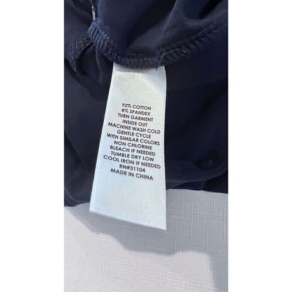 KIM ROGERS TUMMY CONTROL NAVY BLUE SKORTS WOMENS SZ M NEW - Picture 9 of 12